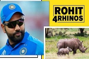 Rohit Sharma's new innings, “Rohit4Rhinos campaign” for conservation Rhinos