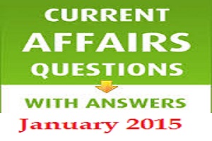 Current Affairs Quiz January 19