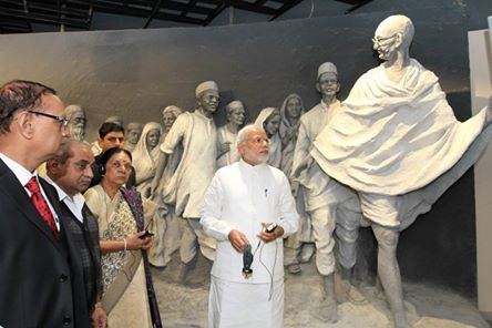 PM Narendra Modi Ji Inaugurates Dandi Kutir Museum