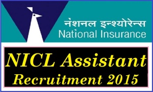 NICL Recruitment Assistant 2015