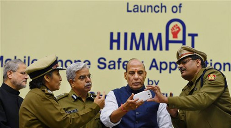 GOI launched women safety mobile app - "Himmat"