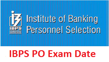 IBPS PO 2014 Exam Date