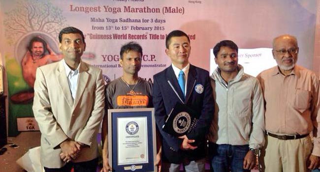 Guinness World Record in Yoga