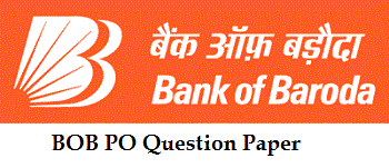 BOB PO Question Paper