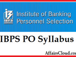 IBPS PO Syllabus 2015