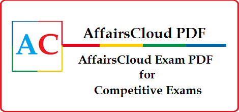 AffairsCloud Exam PDF for Competitive Exams