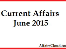 Current-Affairs-June-2015