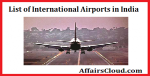 List Of International Airports In India