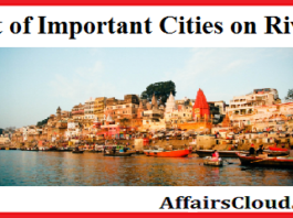 Important Cities on River