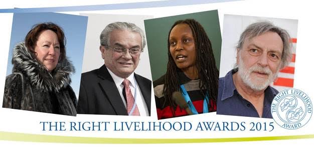 2015 Right Livelihood Awards goes to Human Rights Activists
