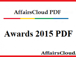 Awards 2015 PDF