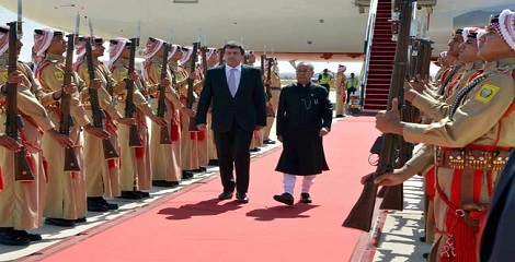 President Pranab Mukherjee visit to Jordan