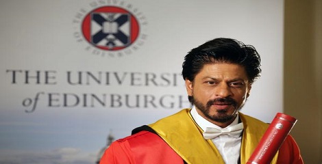 Shah Rukh Khan receives honorary doctorate from Edinburgh University