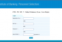 IBPS PO Preliminary Score Card Out