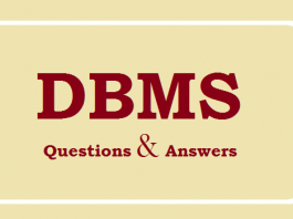 DBMS Q&A PDF