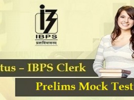 IBPS-Clerk-Prelims-Mock-Test 1