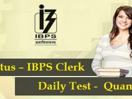 Stratus - IBPS Clerk - Daily Test - Quants