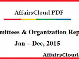 Committees & Organization Reports PDF