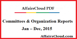 Committees & Organization Reports PDF
