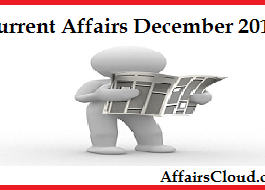 Current Affairs December 2015