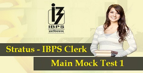 IBPS-Clerk-Main 2015-Mock-Test-1