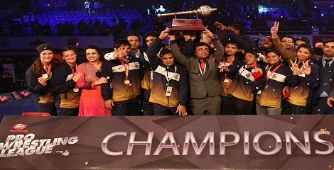 Mumbai Gurada win the Pro Wrestling League 2015