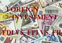 Foreign Investments – FDI VS. FPI VS. FII