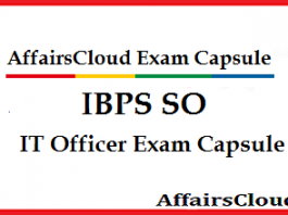 IBPS SO IT Officer Capsule by AffairsCloud