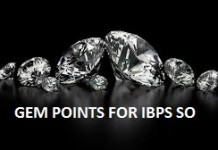 Gem Points For IBPS SO (Specialist Officer) – Part -15 (Deadlock -2)