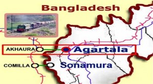 Laying of Agartala-Akhaura rail line to be completed by 2017