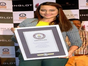 Sonakshi Sinha enters Guiness book of records