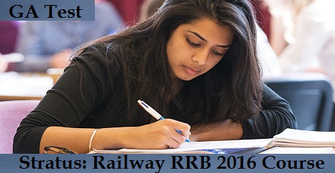 Stratus- Railway RRB 2016 Course - GA Daily Test