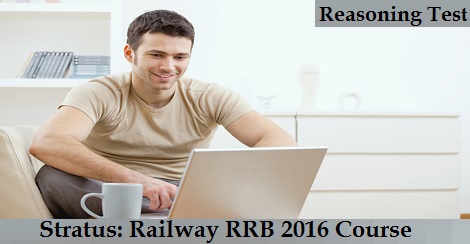 Stratus - Railway RRB 2016 Course - Reasoning Test