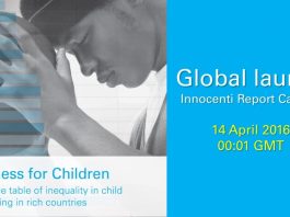 Fairness for Children report released by UNICEF