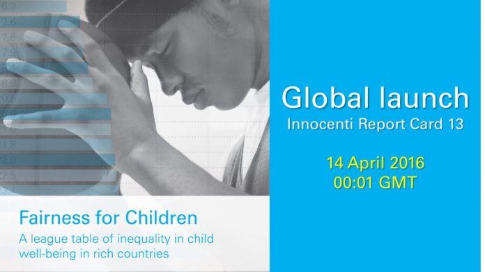 Fairness for Children report released by UNICEF Fairness for Children report released by UNICEF