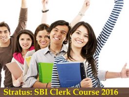 Stratus - SBI Clerk Course 2016