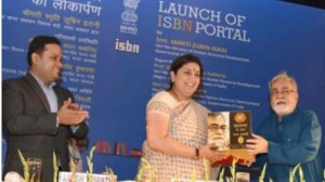 Union HRD Minister Smriti Zubin Irani Launches ISBN Portal