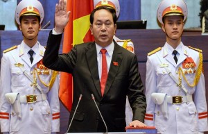 Vietnam Police Chief Tran Dai Quang sworn in as President