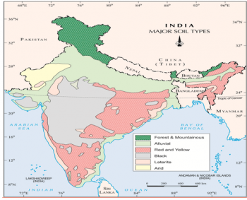 Soil Distribution Map Of India