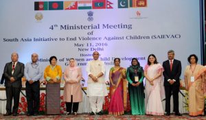 4th Ministerial meeting of SAIEVAC held in New Delhi(9 to 11)