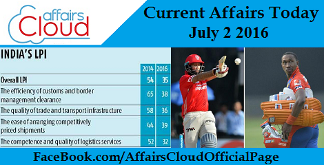 Current Affairs Today-july-2-2016