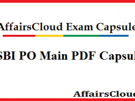 SBI PO Main PDF Capsule