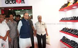 Finance Minister Arun Jaitley inaugurated the India International Footwear Fair (IIFF) on August 5.