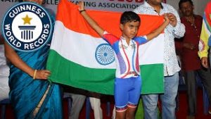 Six-year-old Indian boy enter Guinness World Record for farthest limbo-skating under cars