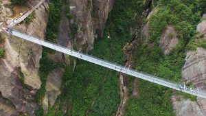 World's longest, highest glass bridge to open in China