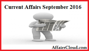Current Affairs September 