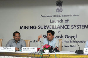 Piyush Goyal Launched Mining Survilliance System