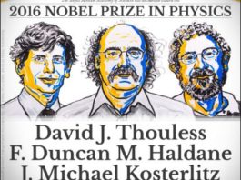 2016 Noble Prize in Physics