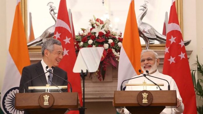 singapre-pm-lee-visit-to-india Singapre PM Lee Visit To India.