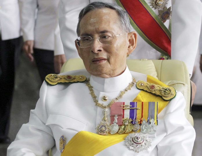 Thailand's King Bhumibol Adulyadej